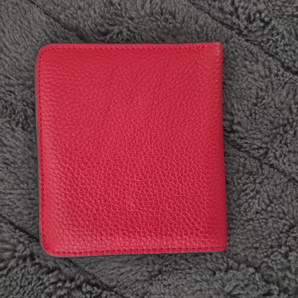 NWOT Leather Small Red Wallet!